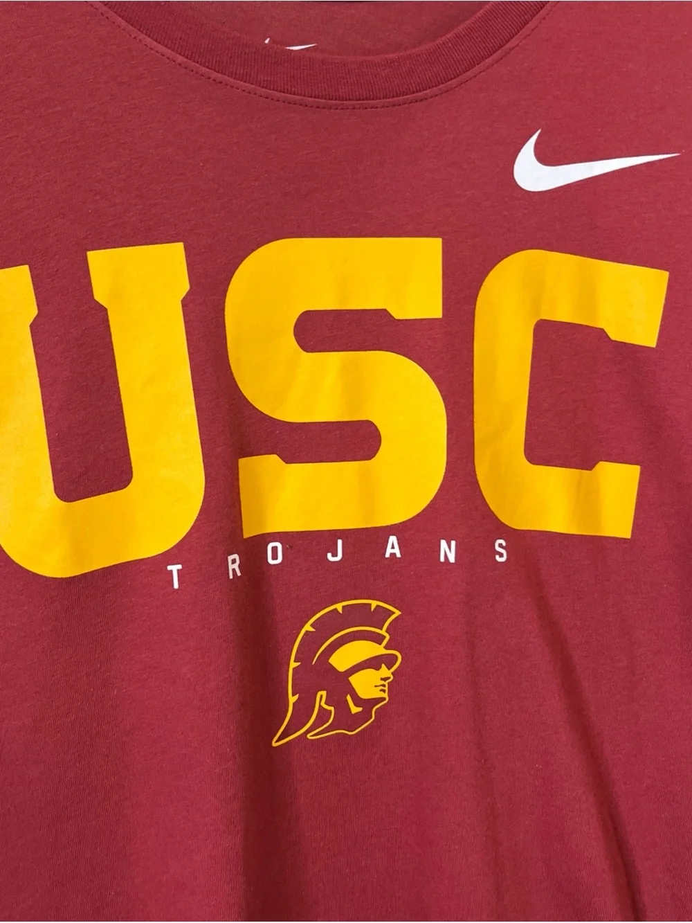 Nike USC Trojans Shirt Mens Red Dri-Fit T-Shirt Men’s XL Southern California